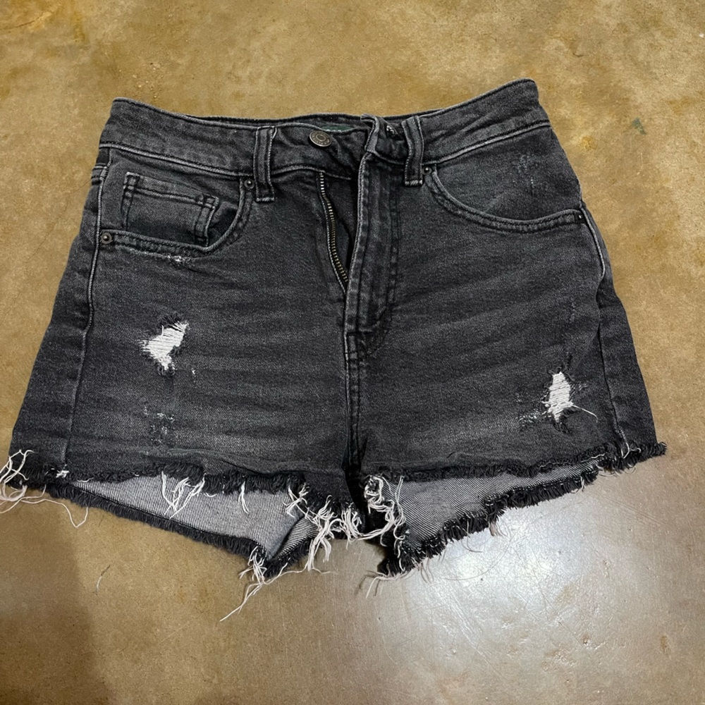 Target wild fable brand black denim shorts